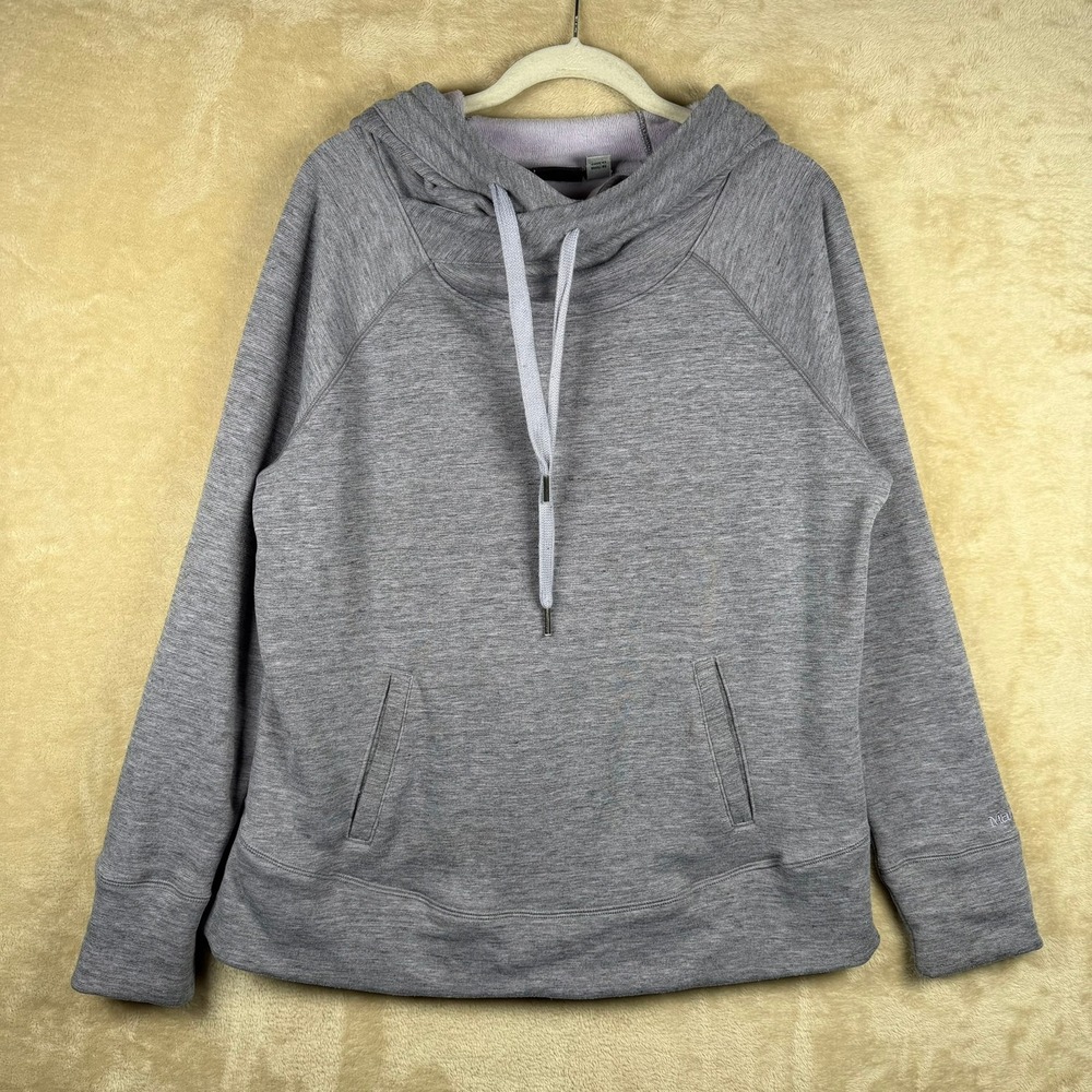 Marmot‎ Womens XL Heather Purple Fleece Lined Pullover Hoodie Cowl Neck